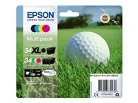 Epson 34 Multipack - 4-pack - svart, gul, cyan, magenta - original - blekkpatron - for WorkForce Pro WF-3720, WF-3720DWF, WF-3725DWF C13T34794010