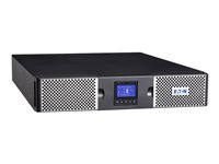 Eaton 9PX Lithium-ion - Netpack - UPS (rackmonterbar/ekstern) - AC 200/208/220/230/240 V - 2400 watt - 3000 VA - enkeltfase - RS-232, USB, Ethernet 10/100/1000 - utgangskontakter: 10 - 2U - 19" - svart, sølv 9PX3000IRTN-L