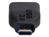 C2G USB C to USB A Adapter - USB C to USB Adapter - 5Gbps - Black - M/F - USB-adapter - USB-type A (hunn) til 24 pin USB-C (hann) - USB 3.0 - svart 28868