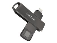SanDisk iXpand Luxe - USB-flashstasjon - 64 GB - USB-C / Lightning SDIX70N-064G-GN6NN