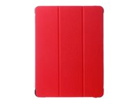 OtterBox React Series - Lommebok for nettbrett - svart, rød - for Apple 10.2-inch iPad (7. generasjon, 8. generasjon, 9. generasjon) 77-92196