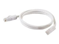 C2G Cat6 Booted Unshielded (UTP) Network Patch Cable - Koblingskabel - RJ-45 (hann) til RJ-45 (hann) - 10 m - UTP - CAT 6 - formstøpt, uten hindringer, flertrådet - hvit 83492