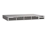 Cisco Catalyst 9200L - Network Advantage - switch - L3 - 48 x 10/100/1000 (PoE+) + 4 x Gigabit SFP (opplink) - rackmonterbar - PoE+ (1440 W) C9200L-48P-4G-A