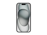 Belkin ScreenForce UltraGlass 2 - Skjermbeskyttelse for mobiltelefon - 9H, behandlet - glass - for Apple iPhone 15 OVA131ZZ