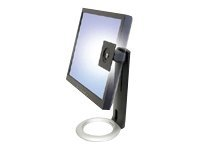 Ergotron Neo-Flex LCD Stand - Stativ - for flatpanel - svart, sølv - skjermstørrelse: inntil 24" 43N0485
