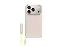 Beats - Baksidedeksel for mobiltelefon - med stativ og kamerakontroll - MagSafe-samsvar - polykarbonat - kalkstein - for iPhone 17 Pro MGTN4LL/A