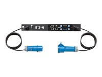 Eaton ePDU G3 In-Line Monitored - Strømovervåkingsenhet (kan monteres i rack) - AC 230 V - 7 kW - Ethernet, RS-232 - utgangskontakter: 1 - 0U - svart EILB13