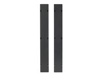 APC - Paneldekke for rackkabelstyring - svart - 48U (en pakke 2) - for NetShelter SX AR7589