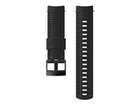 Suunto Athletic 2 - Klokkestropp for smart armbåndsur - Medium størrelse - svart - for Suunto 9, Spartan Sport HR Baro Stealth, Spartan Sport Wrist HR SS050105000