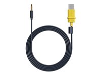 Logitech - Jakkadapter for USB-A til hodetelefon - 3,5 mm telefonjakk hann til USB hann - 1.3 m 951-000089