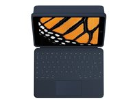 Logitech Rugged Combo 3 Touch for Education - Tastatur og folioveske - med styrepute - Apple Smart connector - QWERTY - Pan Nordic - akademisk - for Apple 10.2-inch iPad (7. generasjon, 8. generasjon, 9. generasjon) 920-010366