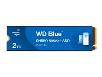 WD Blue SN580 - SSD - 2 TB - intern - M.2 2280 - PCIe 4.0 x4 (NVMe) WDS200T3B0E