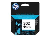 HP 302 - 3.5 ml - svart - original - blekkpatron - for Deskjet 1110, 21XX, 36XX; ENVY 45XX; Officejet 38XX, 46XX, 52XX F6U66AE#301