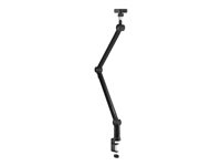Kensington A1020 - Monteringssett (bomarm, C-klemme) - leddelt - for mikrofon / nettkamera / lys - skrivebordsmonterbar - for Kensington ProVC Bundle K87652WW