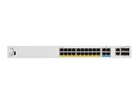 Cisco Business 350 Series CBS350-24MGP-4X - Switch - L3 - Styrt - 20 x 10/100/1000 (PoE+) + 4 x 2.5GBase-T (PoE+) + 2 x combo 10 Gigabit SFP+/RJ-45 + 2 x 10 Gigabit SFP+ - rackmonterbar - PoE+ (375 W) CBS350-24MGP-4X-EU
