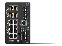 Cisco Catalyst IE3100 Rugged Series - Network Essentials - switch - Styrt - 8 x 10/100/1000 + 4 x Gigabit SFP (opplink) - DIN-skinnemonterbar IE-3100-8T4S-E