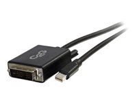C2G 3m Mini DisplayPort to Single Link DVI-D Adapter Cable M/M - Mini DP to DVI - Black - DisplayPort-kabel - enkeltlenke - Mini DisplayPort (hann) til DVI-D (hann) - 3 m - svart 84336