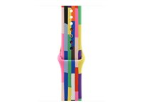 Apple - Pride Edition - bånd for smart armbåndsur - 46mm - S/M-størrelse - for Watch Hermès Series 7, Hermès Series 9, Series 10, Series 8, Series 9, Ultra, Ultra 2 MDWF4ZM/A