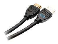 C2G 20ft 4K HDMI Cable with Ethernet - Premium Certified - High Speed 60Hz - HDMI-kabel med Ethernet - HDMI hann til HDMI hann - 6.07 m - skjermet - svart - 4K-støtte 50188