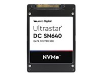 WD Ultrastar DC SN640 WUS4CB032D7P3E4 - SSD - kryptert - 3200 GB - intern - 2.5" - U.2 PCIe 3.1 x4 (NVMe) - TCG Ruby Encryption 0TS1856