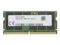 HP - DDR5 - modul - 16 GB - SO DIMM 260-pin - 4800 MHz / PC5-38400 - ikke-bufret - ECC - for Workstation Z2 G9 4M9Y6AA