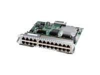 Cisco Enhanced EtherSwitch Service Module Advanced - Switch - L3 - Styrt - 23 x 10/100 + 1 x 10/100/1000 - plugg-in-modul - PoE - for Cisco 2911, 2921, 2951, 3925, 3945; Catalyst 2960-24, 2960-48, 3560E-24, 3560E-48 SM-ES3-24-P=