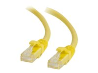 C2G Cat6 Booted Unshielded (UTP) Network Patch Cable - Koblingskabel - RJ-45 (hann) til RJ-45 (hann) - 1 m - UTP - CAT 6 - formstøpt, uten hindringer, flertrådet - gul 83466