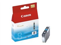Canon CLI-8C - 13 ml - cyan - original - blekkbeholder - for PIXMA iP3500, iP4500, iP5300, MP510, MP520, MP610, MP960, MP970, MX700, MX850, Pro9000 0621B001
