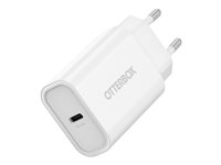 OtterBox - Strømadapter - 30 watt - PD (24 pin USB-C) - hvit - Europa 78-81416