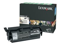 Lexmark - Høy ytelse - svart - original - tonerpatron LCCP, LRP - for Lexmark T650dn, T650dtn, T650n, T652dn, T652dtn, T652n, T654dn, T654dtn, T654n, T656dne T650H11E