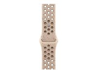 Apple Nike - Bånd for smart armbåndsur - 45 mm - S/M-størrelse - desert stone MUV63ZM/A