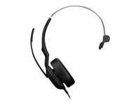 Jabra Evolve2 50 MS Mono - Hodesett - on-ear - Bluetooth - kablet - aktiv støydemping - USB-C - svart - Zoom Certified, Certified for Microsoft Teams, Cisco Webex Certified, Alcatel-Lucent Certified, Unify Certified, Google Meet Certified, Amazon Chime Certified 25089-899-899