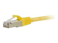 C2G Cat5e Booted Shielded (STP) Network Patch Cable - Koblingskabel - RJ-45 (hann) til RJ-45 (hann) - 2 m - STP - CAT 5e - formstøpt - gul 83811