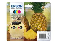 Epson 604XL Multipack - 4-pack - XL - svart, gul, cyan, magenta - original - blære med RF/lyd-alarm - blekkpatron - for Expression Home XP-2200, 2205, 3200, 3205, 4200, 4205; WorkForce WF-2910, 2930, 2935, 2950 C13T10H64020