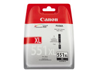 Canon CLI-551BK XL - Høy ytelse - svart - original - blekkbeholder - for PIXMA iP8750, iX6850, MG5550, MG5650, MG5655, MG6450, MG6650, MG7150, MG7550, MX725, MX925 6443B001