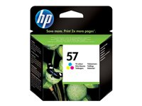 HP 57 - Farge (cyan, magenta, gul) - original - blekkpatron - for Deskjet 450, 55XX; Officejet 6110; Photosmart 7150, 7350, 7550; psc 21XX, 2210 C6657AE#UUS