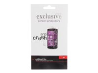 Insmat Exclusive AntiCrash - Skjermbeskyttelse for mobiltelefon - film - gjennomsiktig - for Samsung Galaxy S22 861-1343