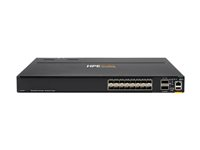 HPE Aruba CX 8360-16Y2C V2 - Switch - L3 - Styrt - 16 x 1/10/25 Gigabit Ethernet SFP / SFP+ / SFP28 + 2 x 40/100 Gigabit QSFP+ / QSFP28 - bakside til front-luftflyt - rackmonterbar R9G11A