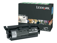 Lexmark - Høy ytelse - svart - original - tonerpatron LRP - for Lexmark X651, X652, X654, X656, X658 X651H11E