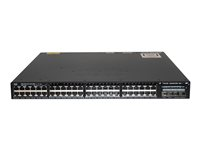 Cisco Catalyst 3650-48FD-S - Switch - L3 - Styrt - 48 x 10/100/1000 (PoE+) + 2 x 10 Gigabit SFP+ - stasjonær, rackmonterbar - PoE+ (775 W) WS-C3650-48FD-S