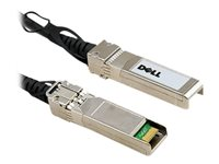 Dell Customer Kit - Direkte 25GBase-koblingskabel - SFP28 (hann) til SFP28 (hann) - 1 m - toakset - passiv - for PowerEdge C6420; PowerSwitch S5232F-ON, S5296F-ON 470-ACEX