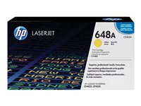 HP 648A - Gul - original - LaserJet - tonerpatron (CE262A) - for Color LaserJet Enterprise CP4025dn, CP4025n, CP4525dn, CP4525n, CP4525xh CE262A