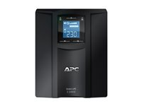 APC Smart-UPS C 2000VA LCD - UPS - AC 230 V - 1300 watt - 2000 VA - USB - utgangskontakter: 7 - svart SMC2000I