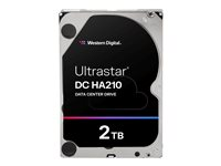 WD Ultrastar DC HA210 HUS722T2TALA604 - Harddisk - 2 TB - intern - 3.5" - SATA 6Gb/s - 7200 rpm - buffer: 128 MB 1W10002