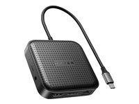 HyperDrive Mobile Dock - Dokkingstasjon - USB4 - HDMI, DP - 1GbE HD583-GL