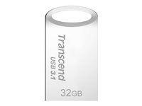 Transcend JetFlash 710 - USB-flashstasjon - 32 GB - USB 3.1 - sølv TS32GJF710S