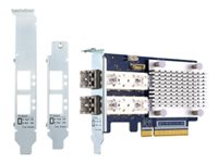 QNAP QXP-16G2FC - Vertbussadapter - PCIe 3.0 x8 lav profil - 16Gb Fibre Channel Gen 5 x 2 - med 2 x SFP+ transceivere (TRX-16GFCSFP-SR) - for QNAP TS-1277, 463, 677, 877, 977, EC1280, TVS-2472, 682, 872, 882, EC1280, EC1580, EC2480 QXP-16G2FC