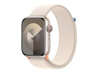 Apple - Sløyfe for smart armbåndsur - 45 mm - 145 - 220 mm - stjernelys MT5E3ZM/A