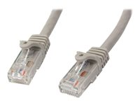 StarTech.com 7m CAT6 Ethernet Cable, 10 Gigabit Snagless RJ45 650MHz 100W PoE Patch Cord, CAT 6 10GbE UTP Network Cable w/Strain Relief, Grey, Wiring is UL Certified/TIA - Category 6 - 24AWG (N6PATC7MGR) - Koblingskabel - RJ-45 (hann) til RJ-45 (hann) - 7 m - UTP - CAT 6 - uten hindringer - grå N6PATC7MGR