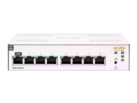 HPE Aruba Instant On 1830 8G Switch - Switch - smart - 8 x 10/100/1000 - stasjonær JL810A#ABB